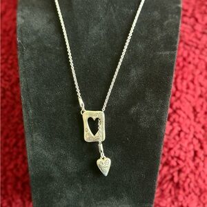 Silver Heart Pendant Necklace
